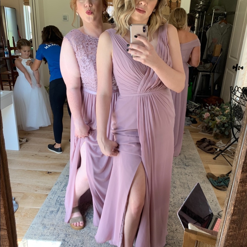 David’s Bridal Bridesmaid Dress Quartz Size 10